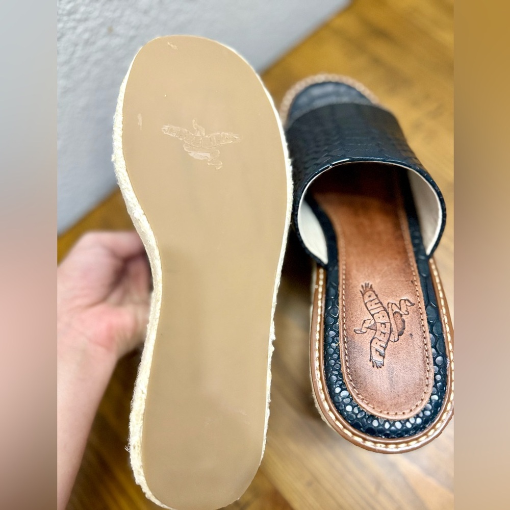 Freebird Black Platform Sandals - image 6